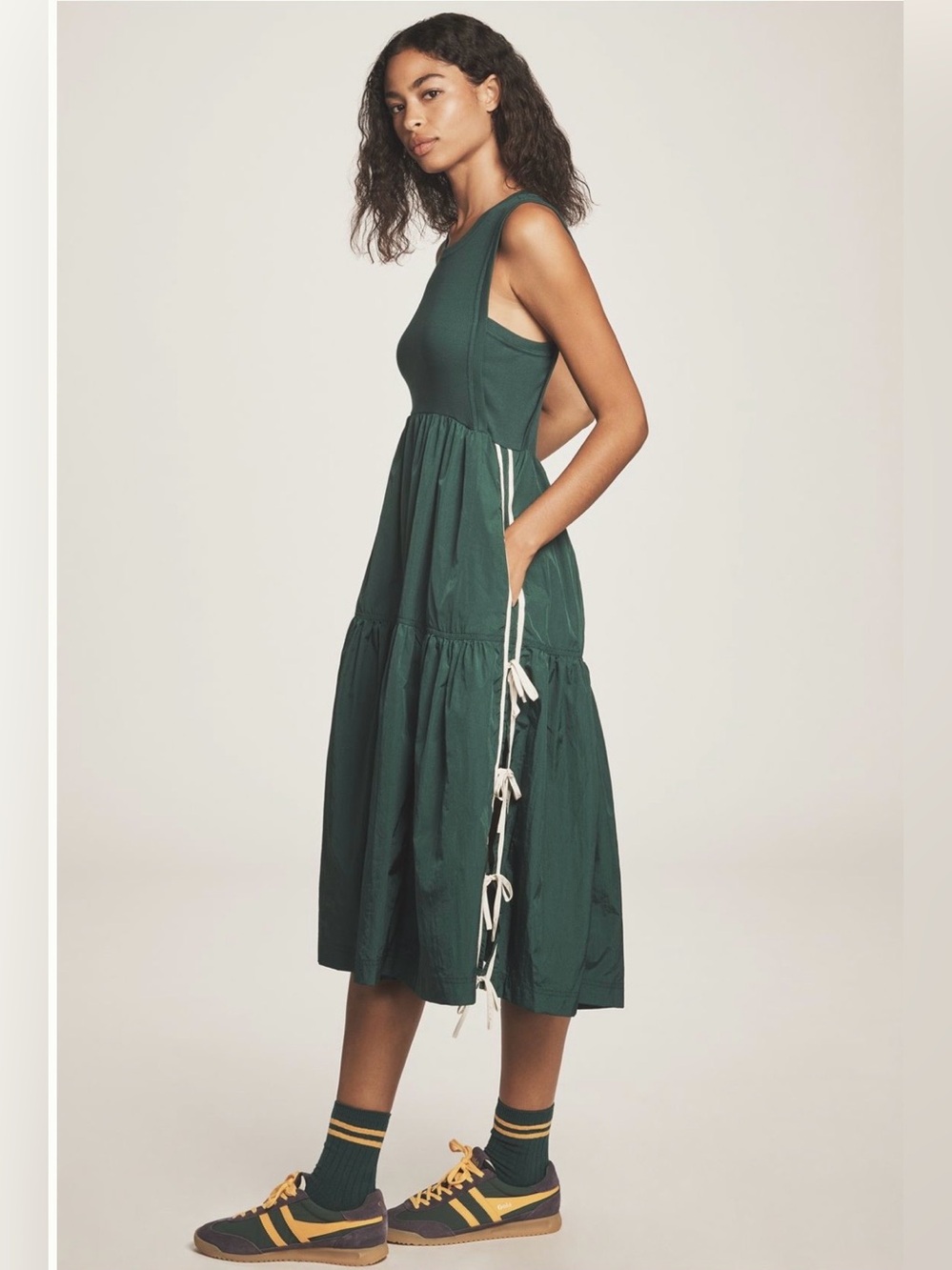 NWT! Daily Practice Bowline Sleeveless
Midi Dress